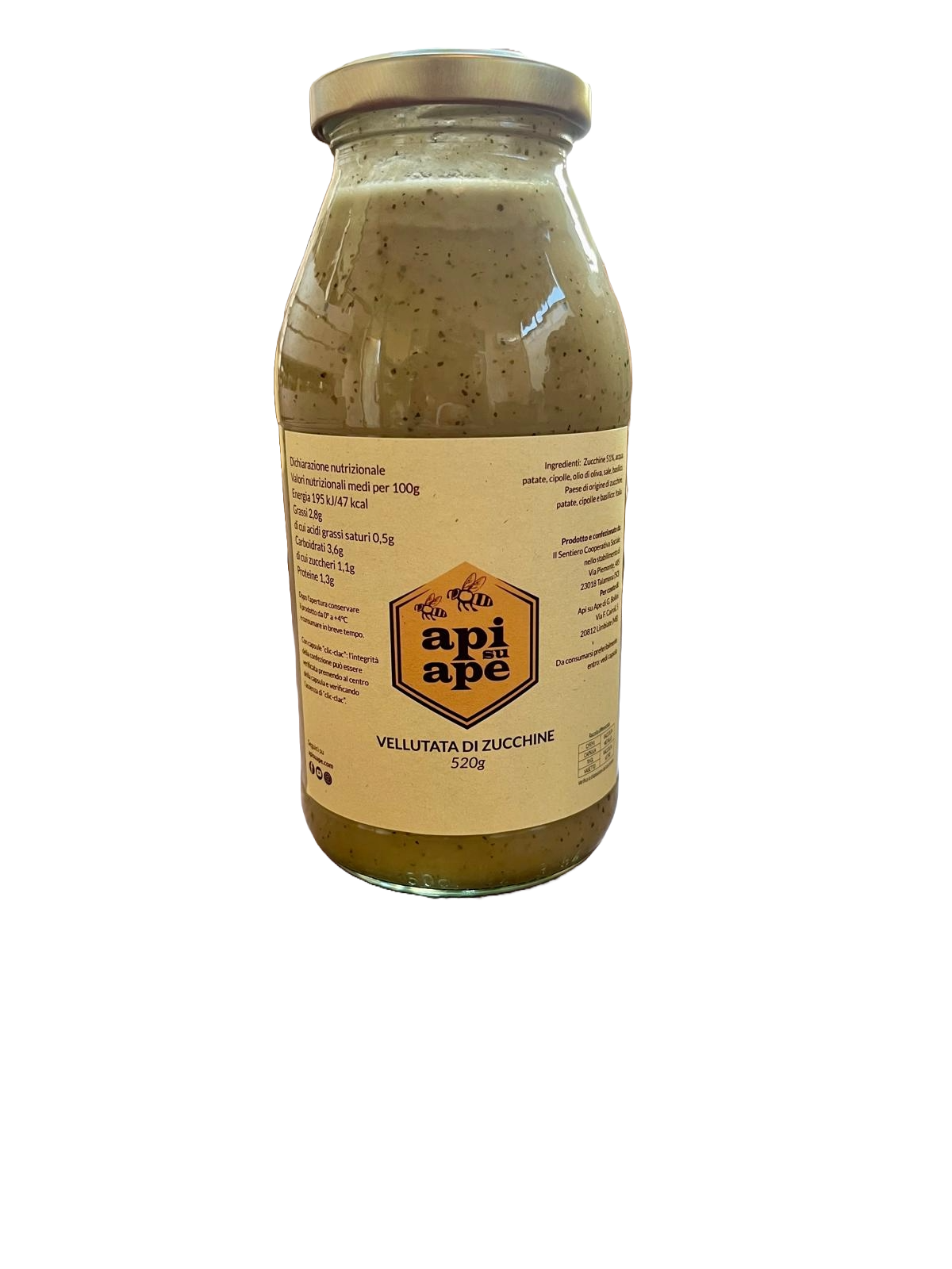 vellutata di zucchine pronta all'uso